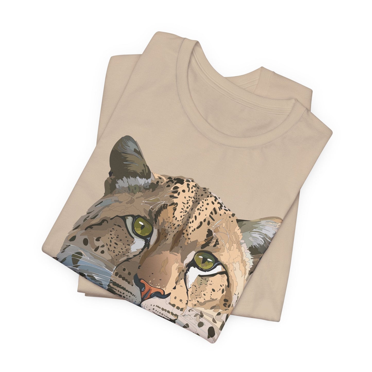Unisex Animal Shirt With Animals Art Design Tee Short Sleeve Wildlife Print Tee Shirt
