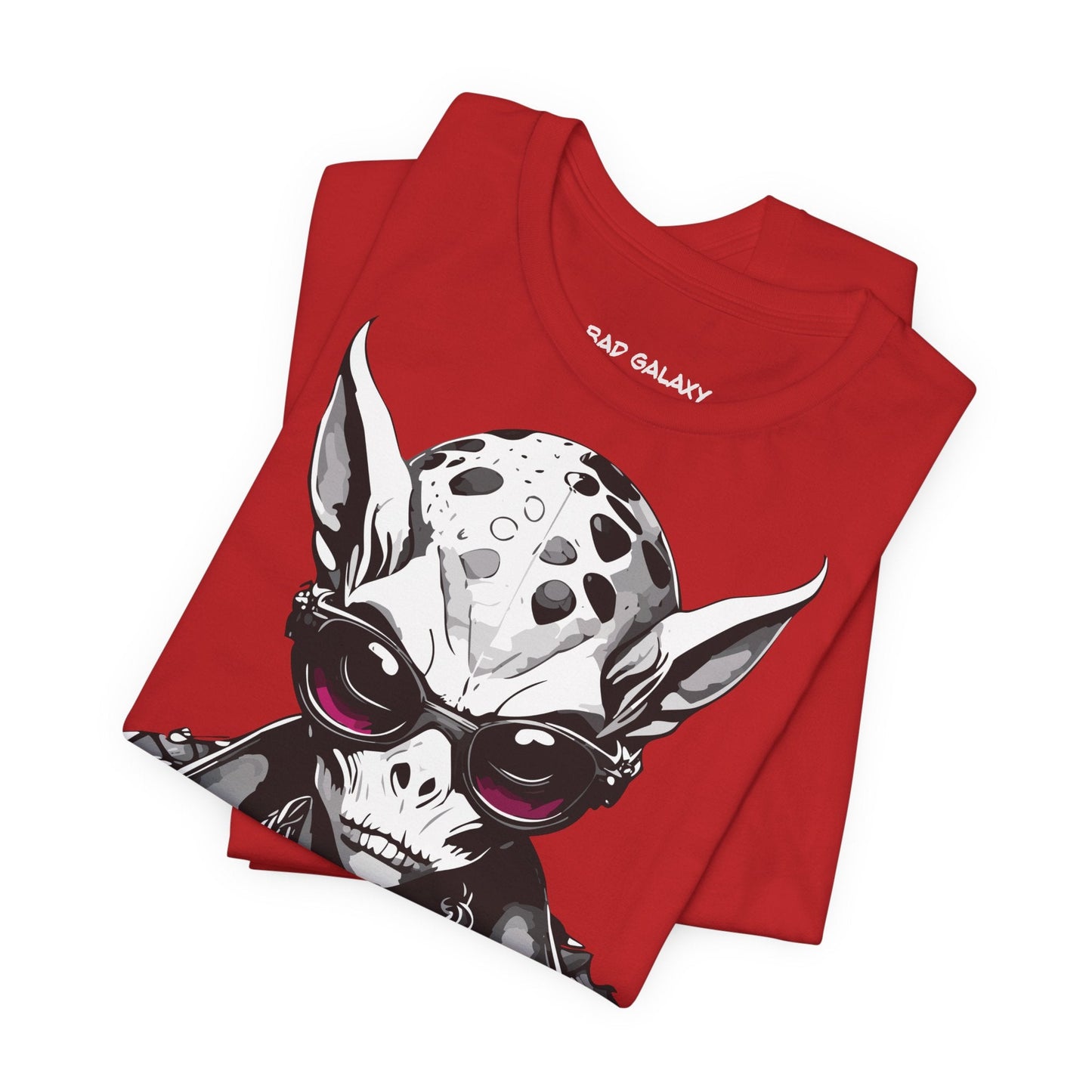 Alien Tee Shirt From Bad Galaxy Made To Order 100 Percent Cotton With Eco Friendly Inks