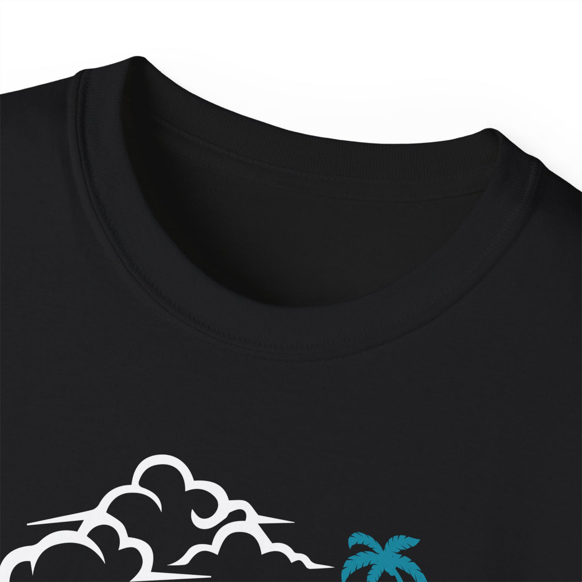 Hello Summer palm graphic Tee | beach vibes, tropical script, casual summer top