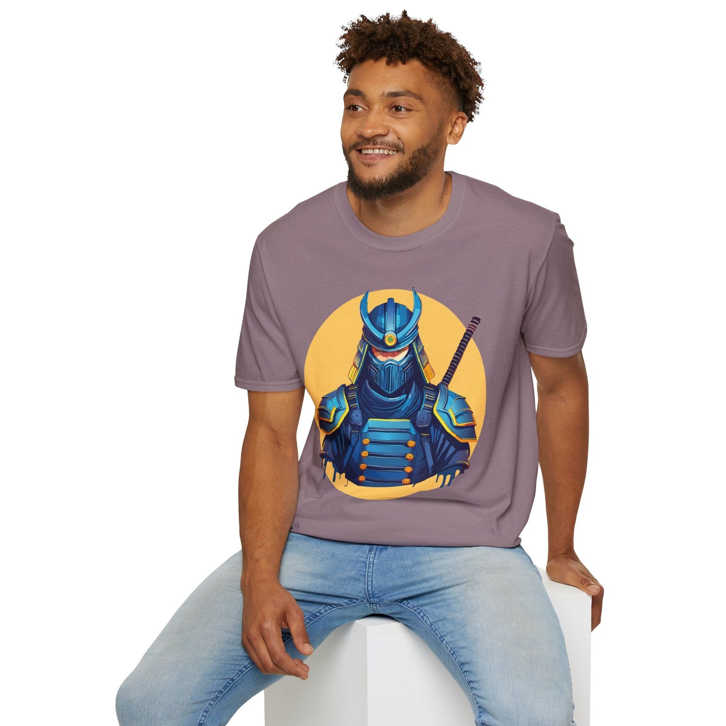 Samurai Shirt Unisex Softstyle T Shirt 100 Percent Ring Spun Cotton Tee For Everyday Comfort