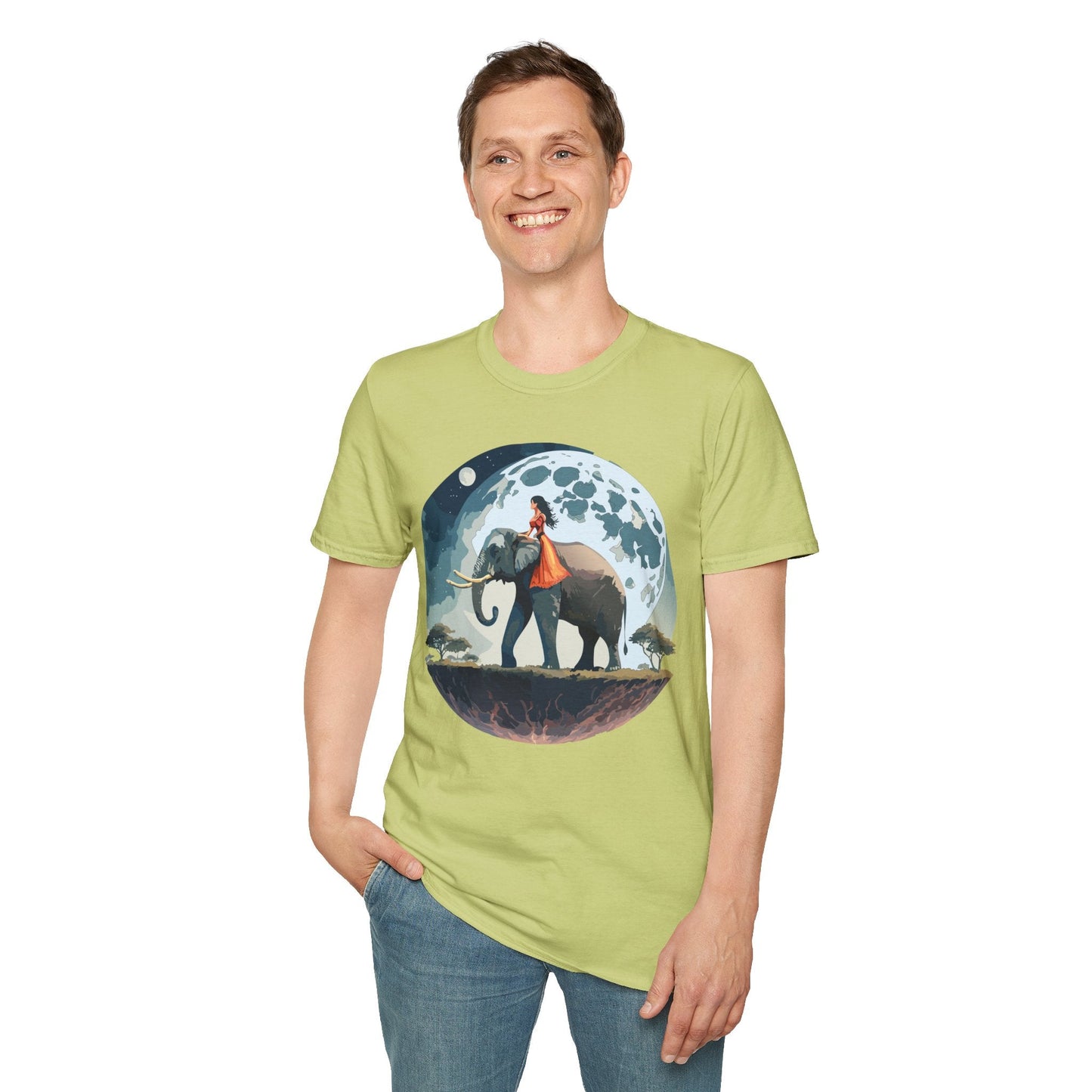 Womens Graphic T Shirt Art Design Tee SoftStyle Gildan 64000 100 Percent Ring Spun Cotton Comfort