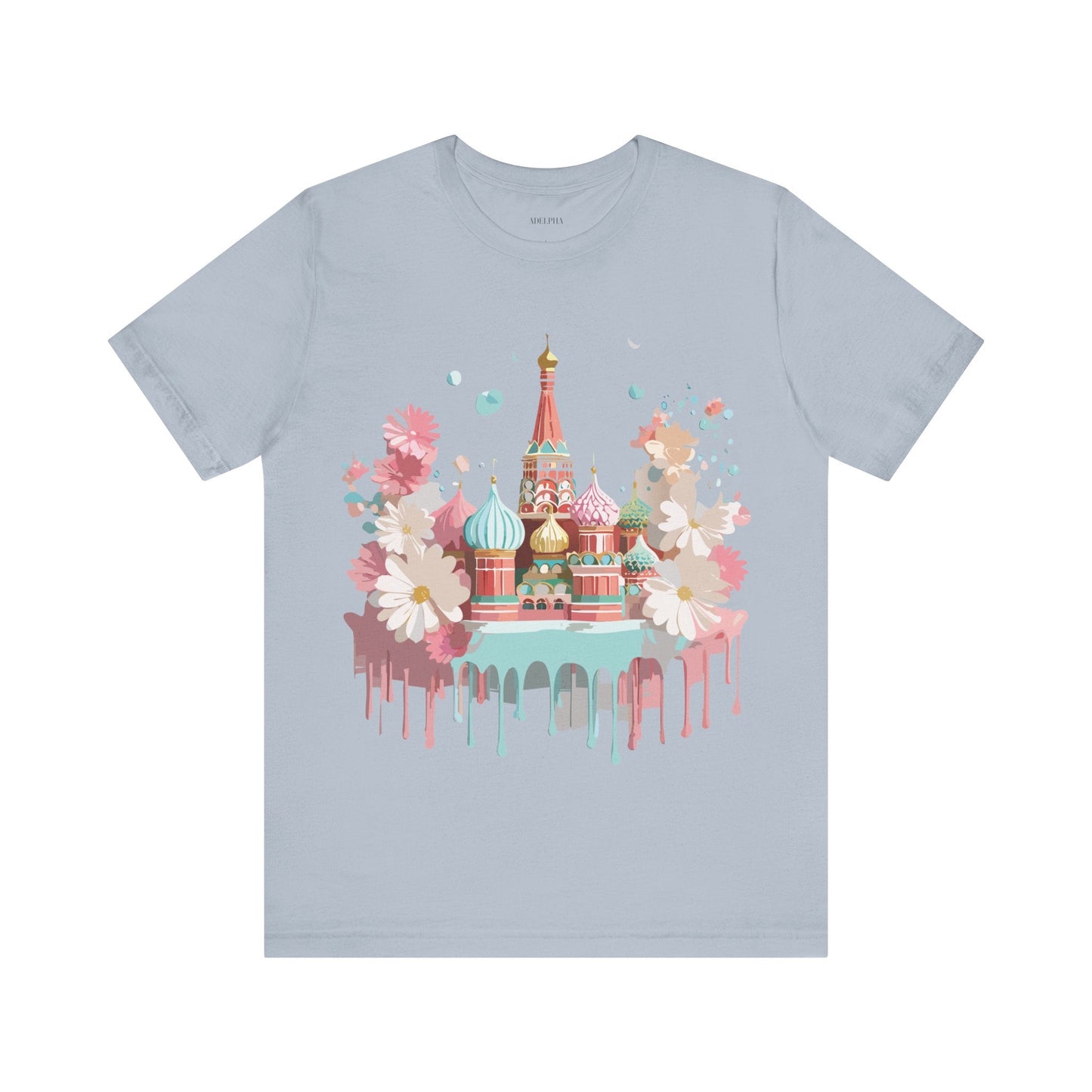 Unisex Graphic Tee With Vintage Moscow Artwork By Adelpha Premium Short Sleeve Shirt