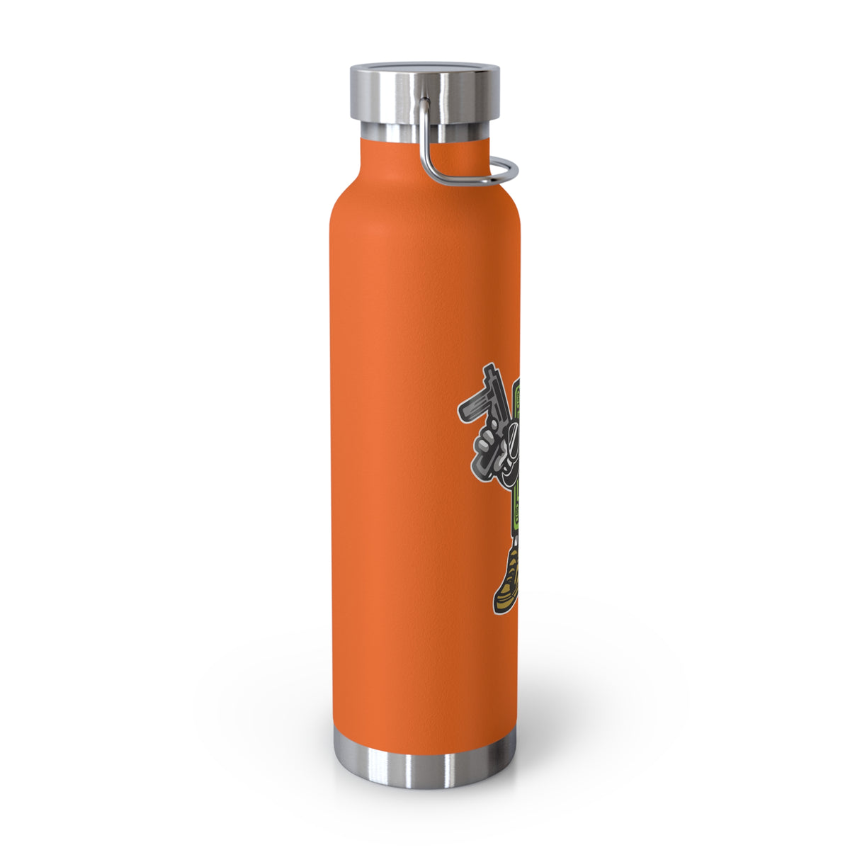 22oz Copper Insulated Water Bottle with Cartoon Design - CV13