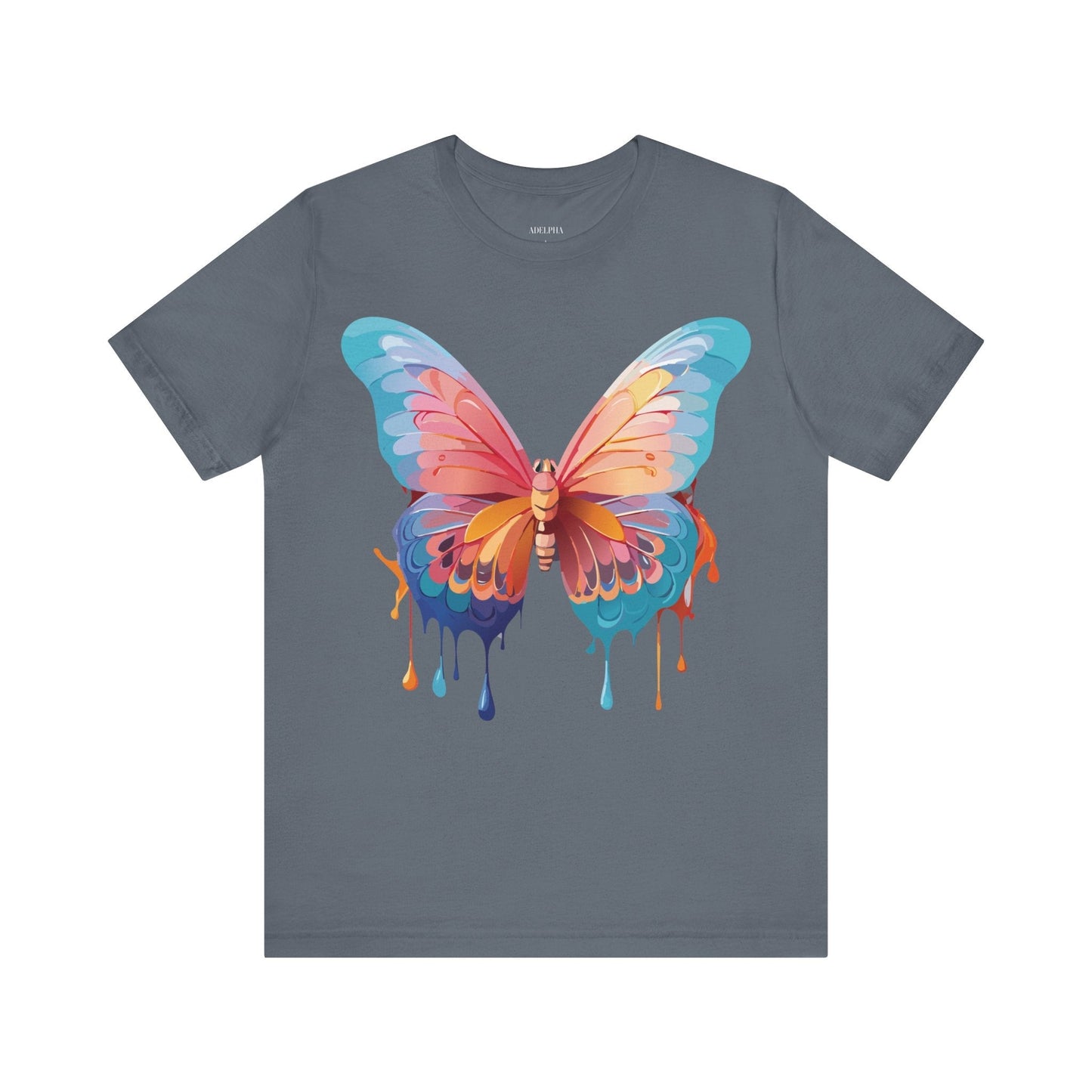Butterfly Graphic Tee Adelpha Unisex Short Sleeve Design Tee