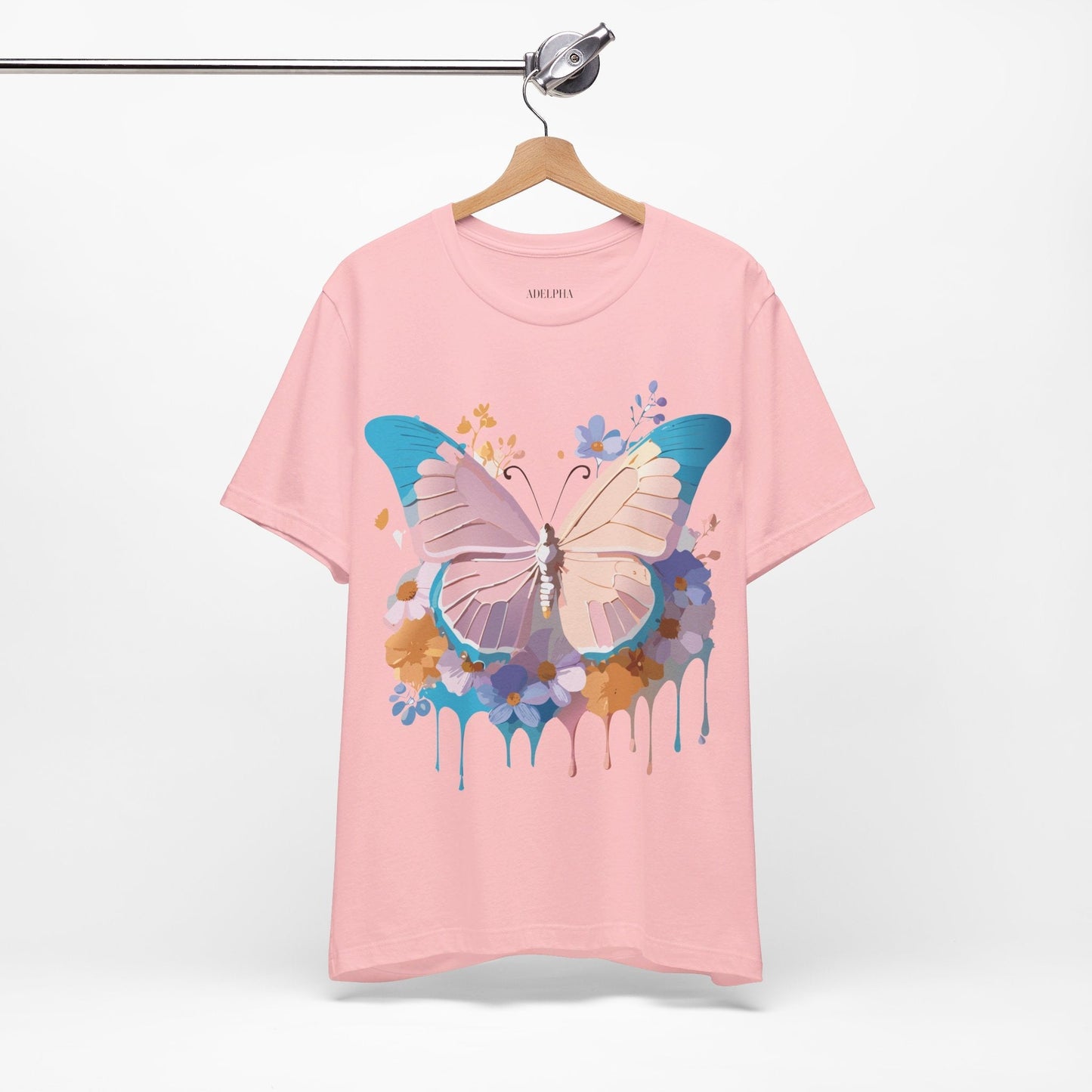 Butterfly Graphic Tee Vintage Inspired Adelpha Unisex Jersey Short Sleeve