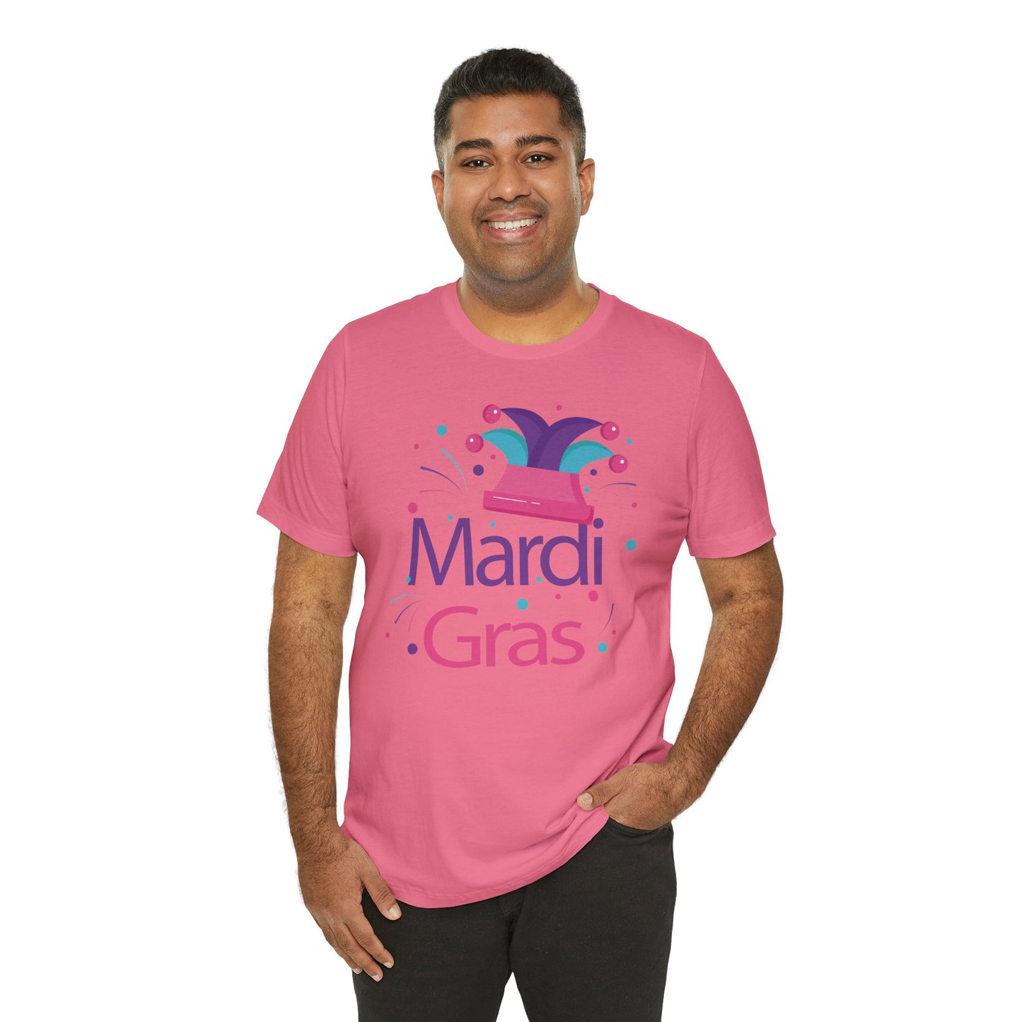 Tee-shirt en coton unisexe pour Mardi Gras