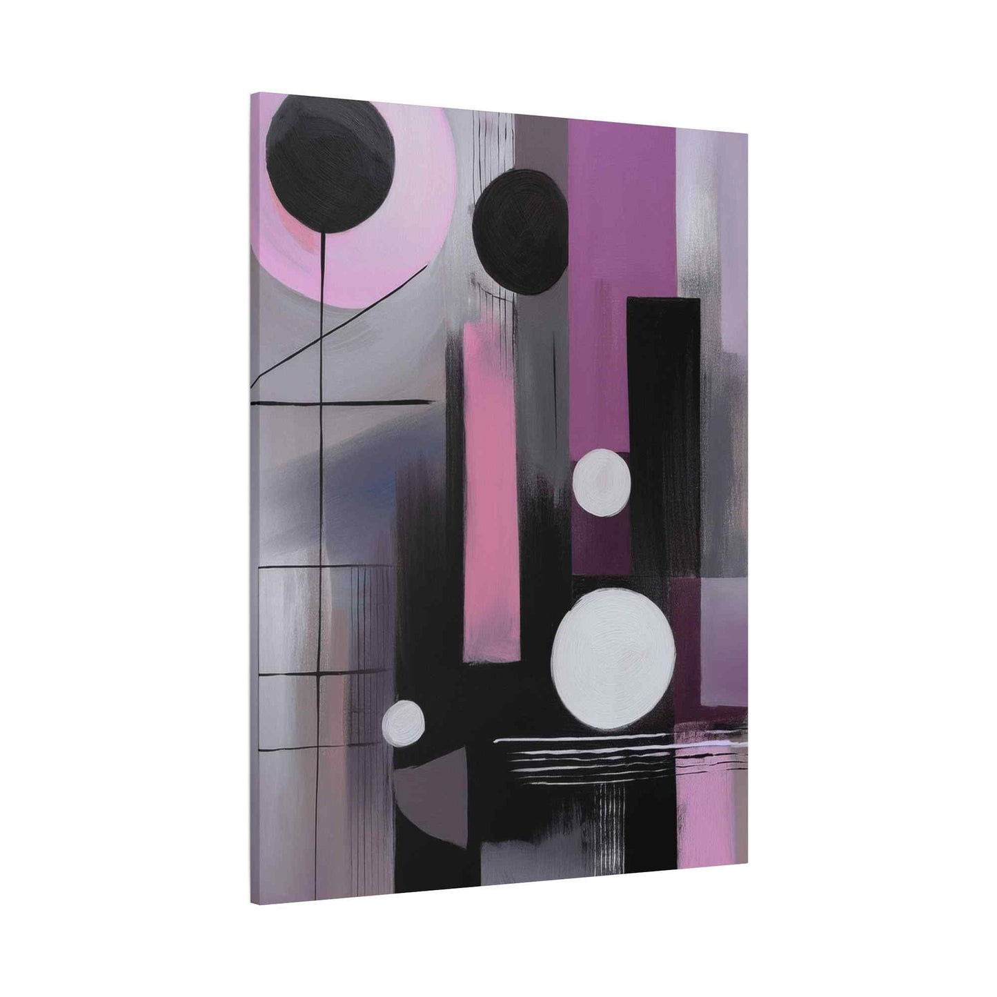 Abstract Geometric Painting Print Canvas 20x24,20x30,24x30 24x32,24x36,30x40 32x48,36x48,40x60 Pine-Wood Inner Frame ABS-44