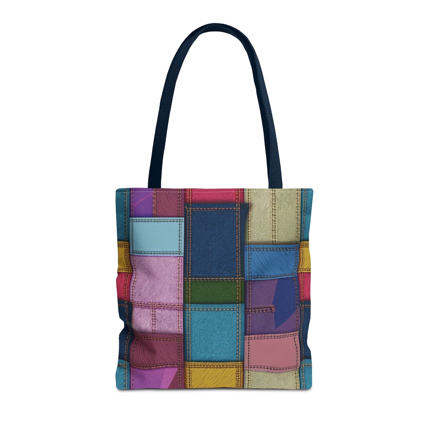 Denim Canvas Bag, Tote Bag Denim Printify