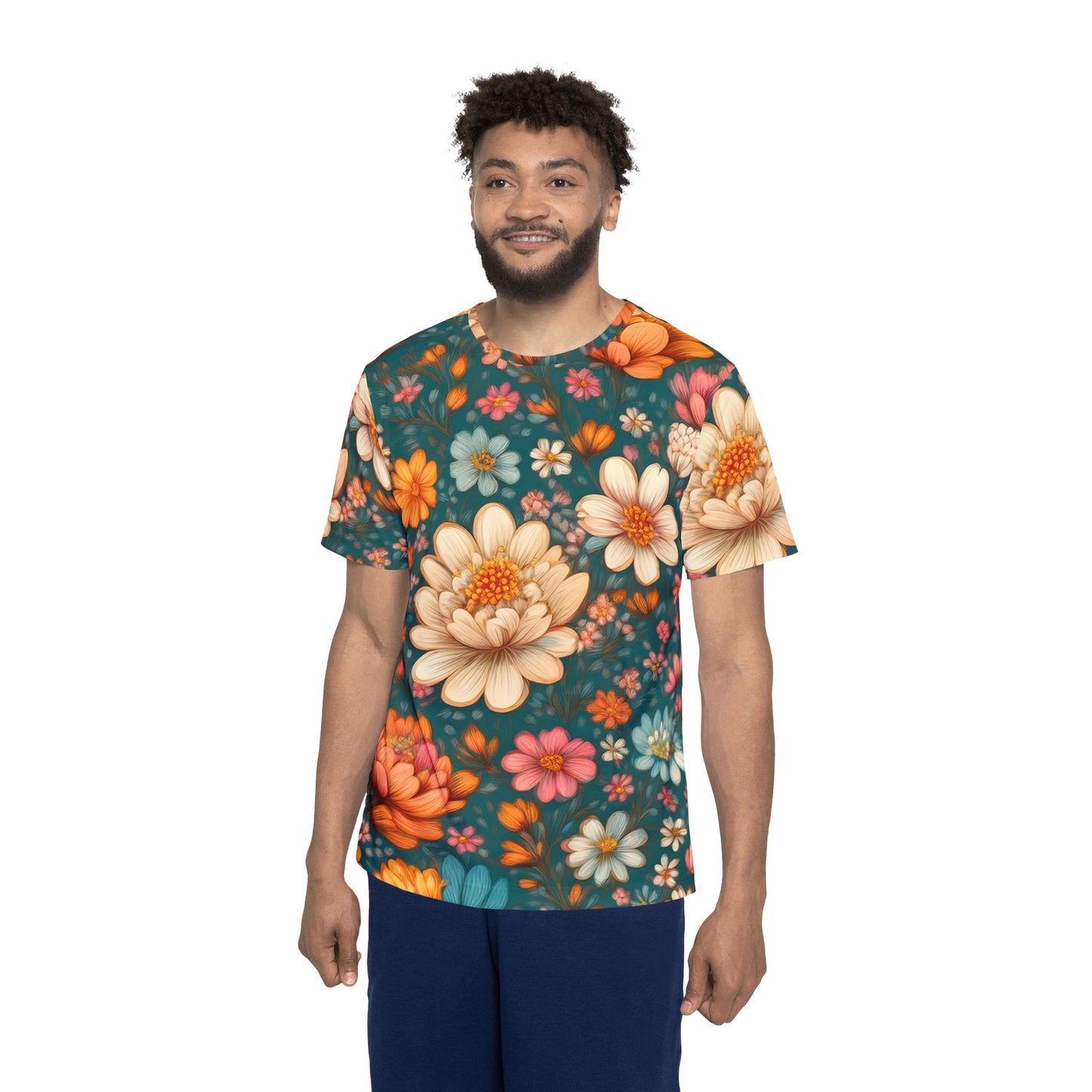 Unisex Floral Shirt, Floral Tee Shirt, Floral T-Shirt, T Shirt with Flowers 8