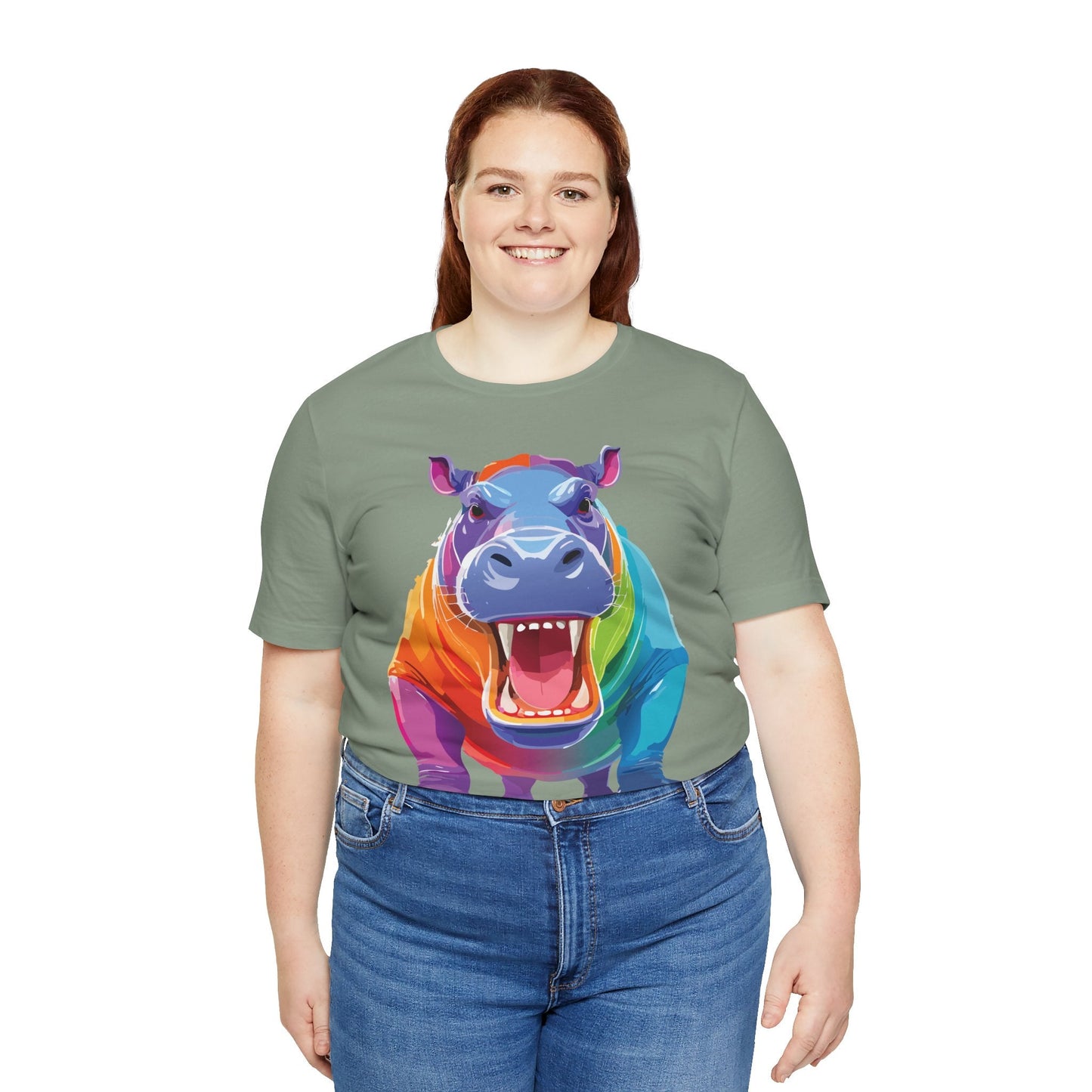 Unisex Animal Tee Shirt With Art Design Wild Animals Graphic Tee For Men Women All Sizes