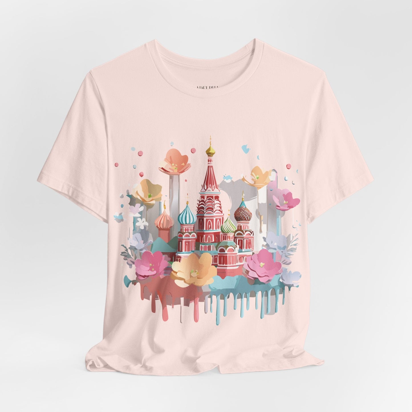 Unisex Graphic Tee From Adelpha Moscow Themed Tourist Shirt Vintage Inspired Art