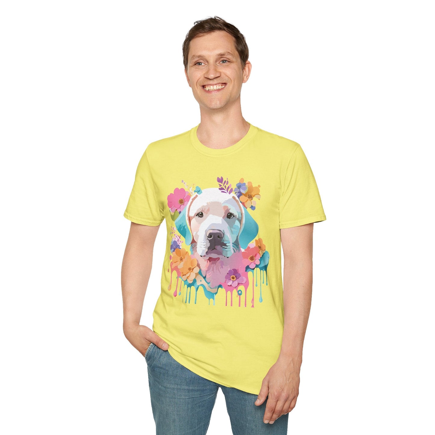 Dog Shirt Unisex Animal Tee Softstyle Gildan 64000 Short Sleeve Tee