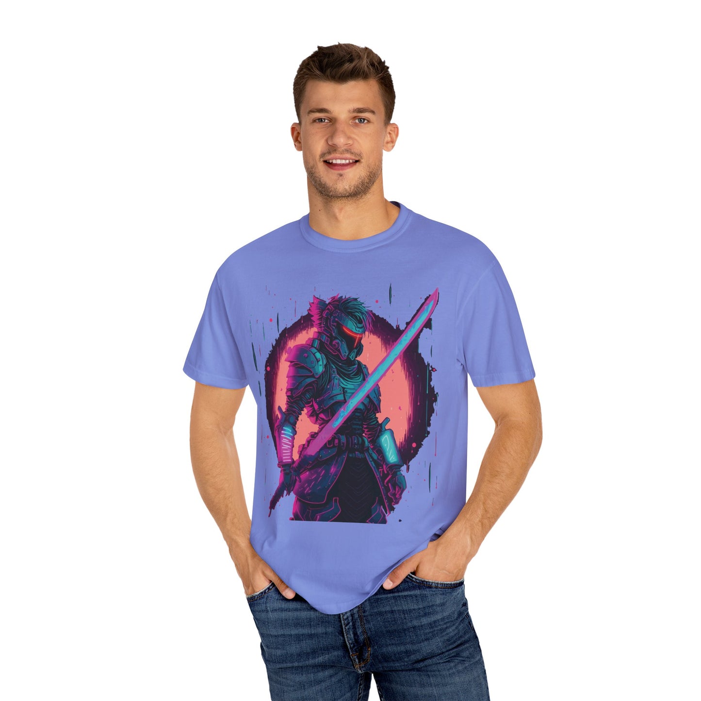 Unisex T-shirt with Knight in Armor