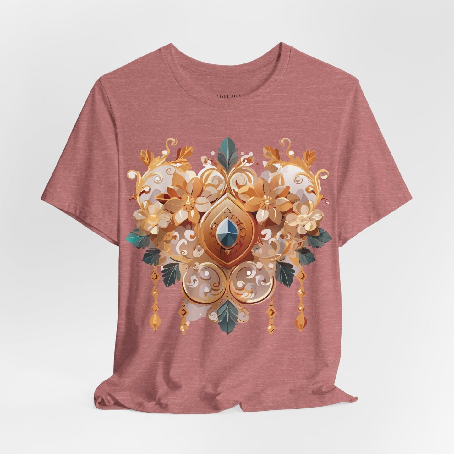 Jewelry Graphic Unisex 100 Cotton Vintage Treasure Art T-Shirt 34