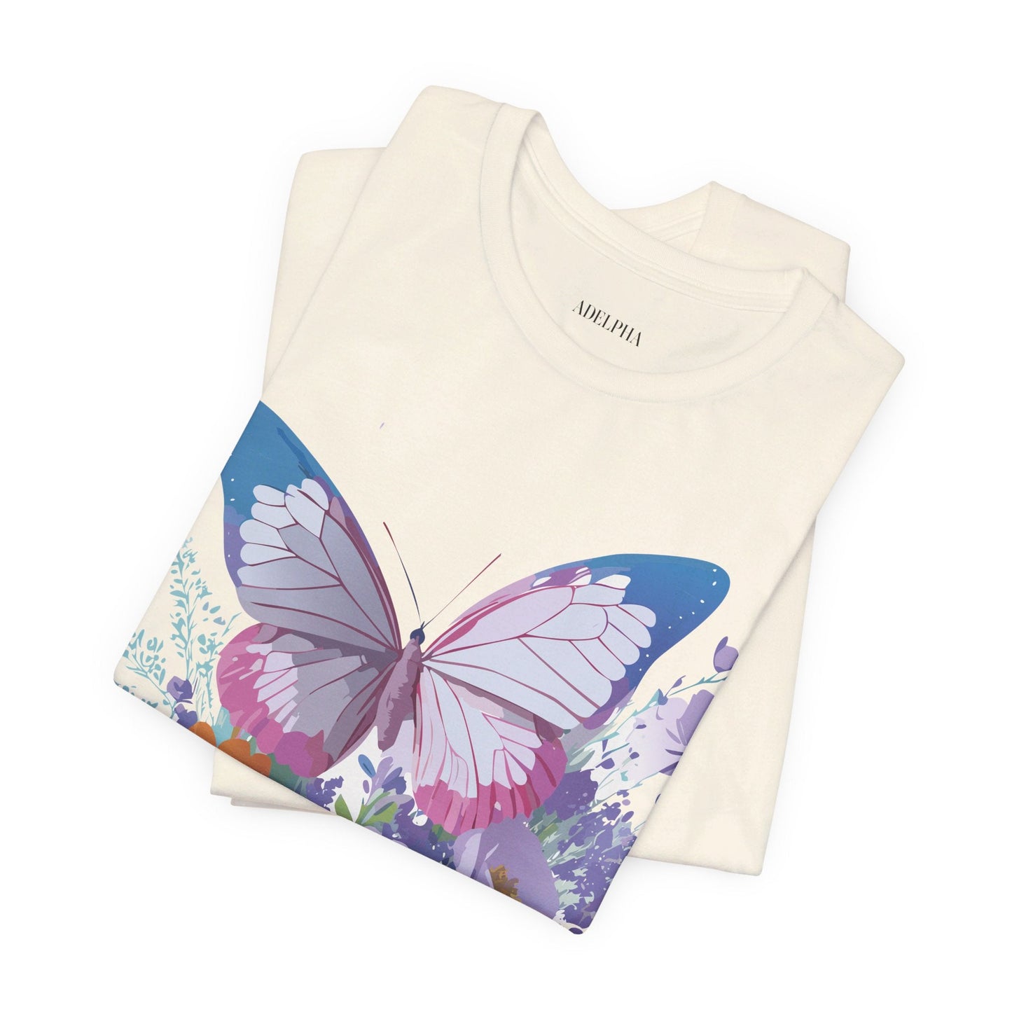 Unisex Butterfly Graphic Tee Adelpha Art Design Vintage Inspired Jersey Tee