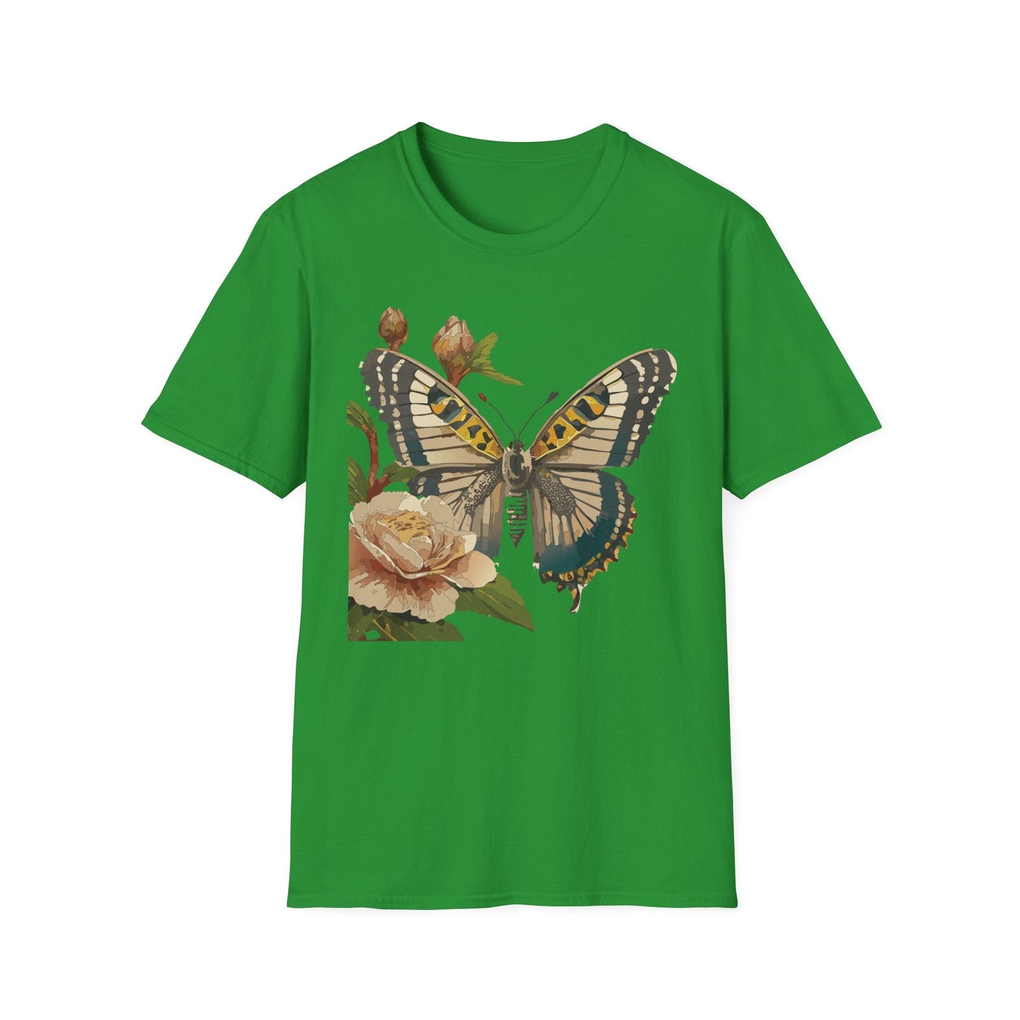 Butterfly Shirt Unisex T Shirt Monarch Butterfly Gildan Softstyle 64000 Cotton Tee