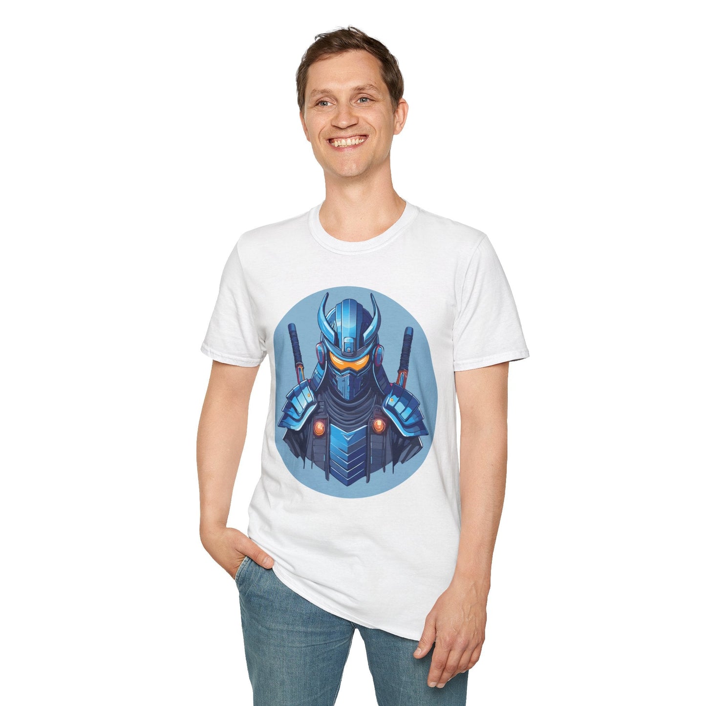 Samurai Shirt Unisex Softstyle T Shirt 100 Percent Ring Spun Cotton Gildan 64000