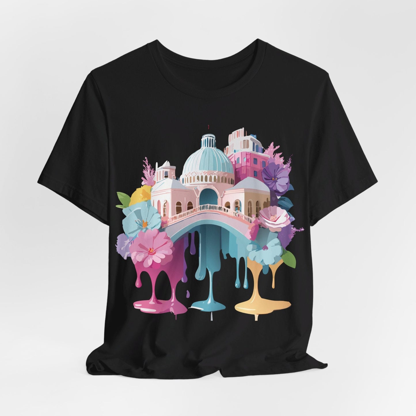 Venice Tourist Graphic Tee Unisex Jersey Short Sleeve Vintage Inspired Artwork Adelpha