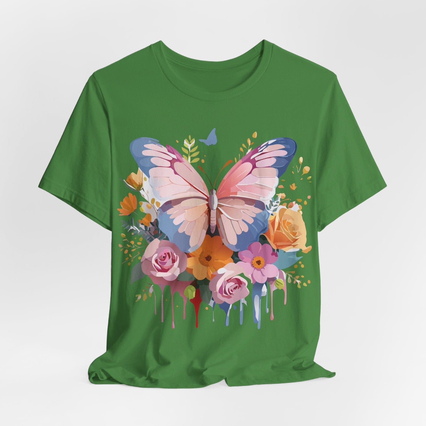 Butterfly Graphic Tee Unisex Short Sleeve Jersey Shirt By Adelpha