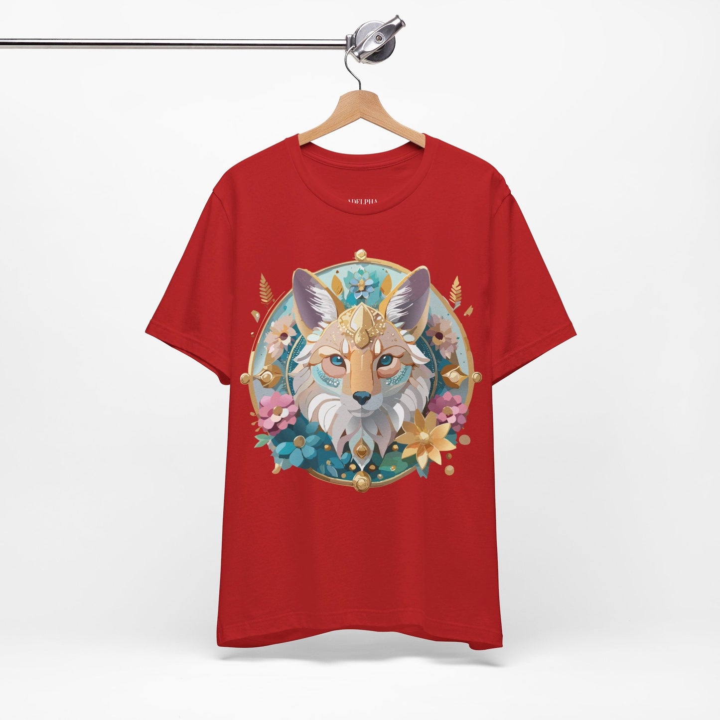 Adelpha Vintage Inspired Graphic Tee Medallion Art Unisex Short Sleeve Shirt Premium