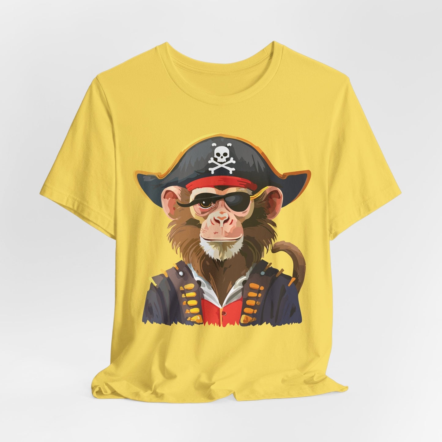 Unisex Animal Design Tee Shirt With Wild Animals Art Print Gildan Softstyle 64000