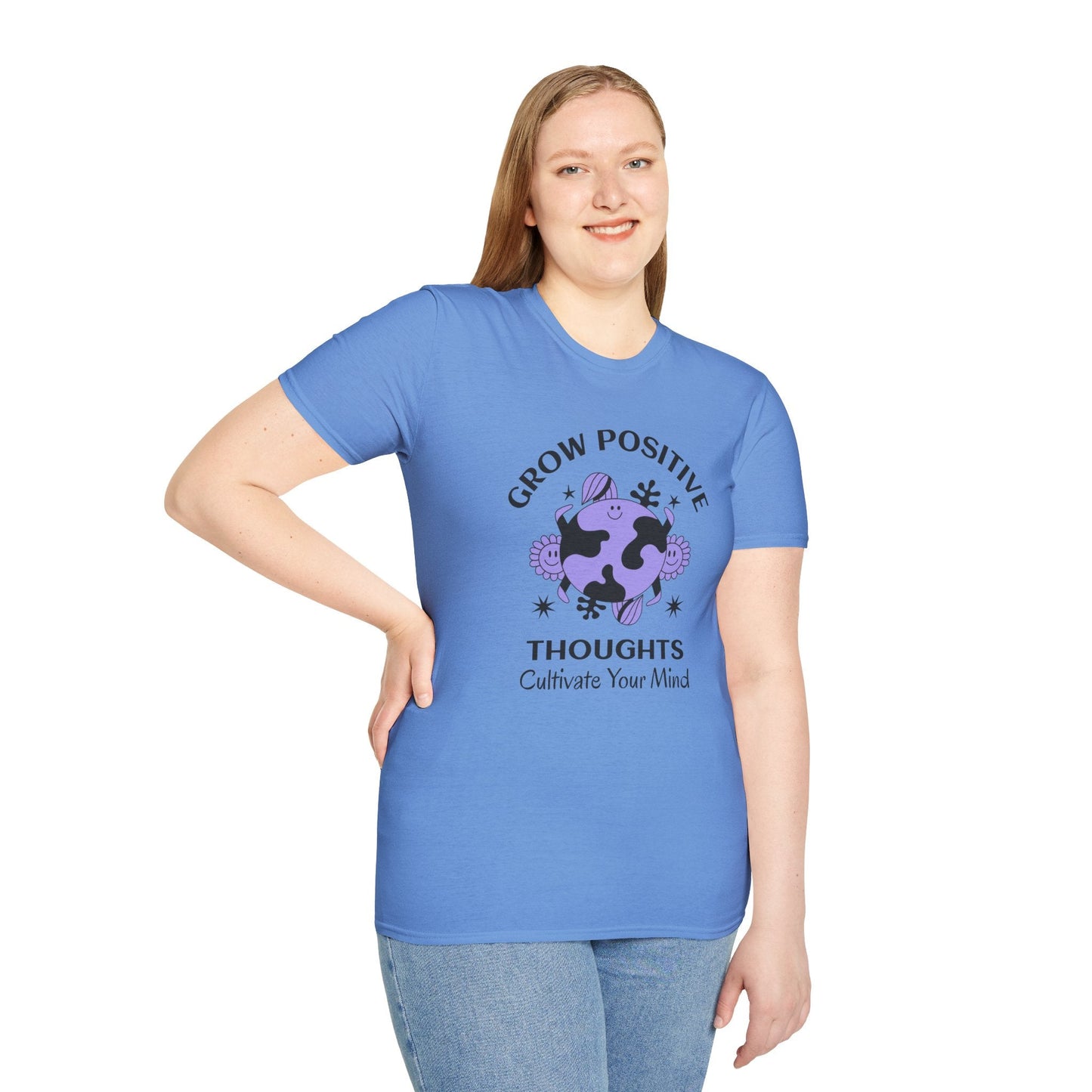 Gildan Softstyle 64000 Unisex Short Sleeve T Shirt Positive Slogan Tee With Positive Quotes And Words