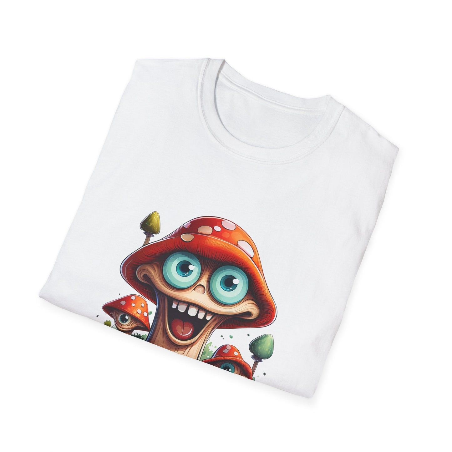 Mashroom Tee Shirt Unisex Funny Mushroom Design Softstyle Tee One Hundred Percent Ring Spun Cotton