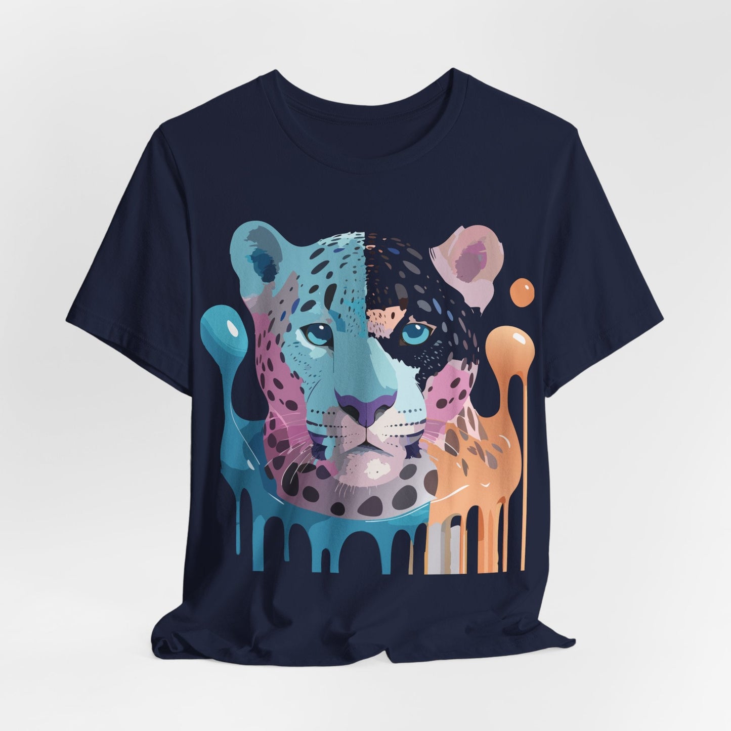 Cheetah Graphic Unisex 100 Cotton Artwork Tee 7