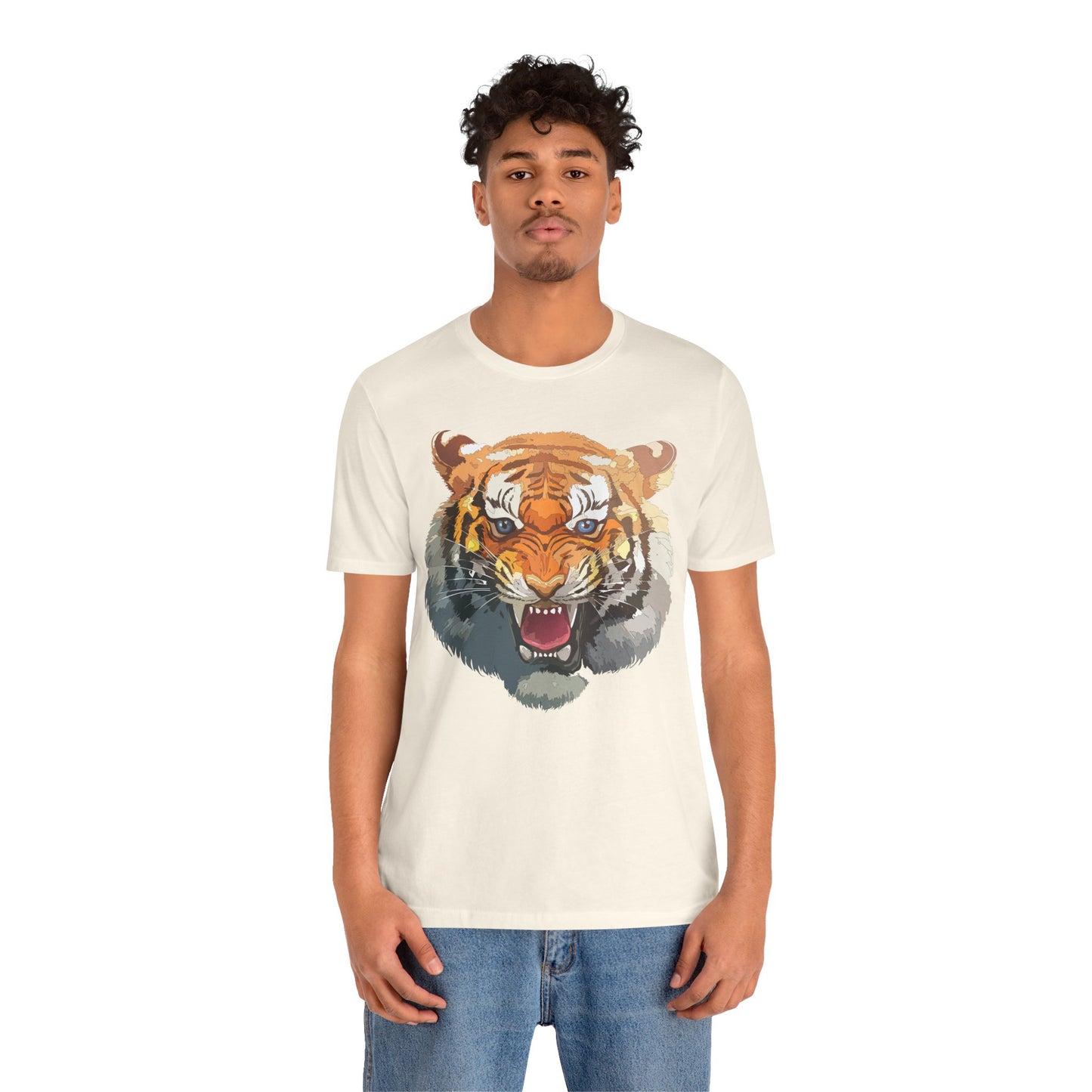 Tiger Shirt, Animal Shirt, T-Shirt with Tiger, Art Design Tee, Animal Tees, Safari T-Shirt, Graphic Design Tee 14