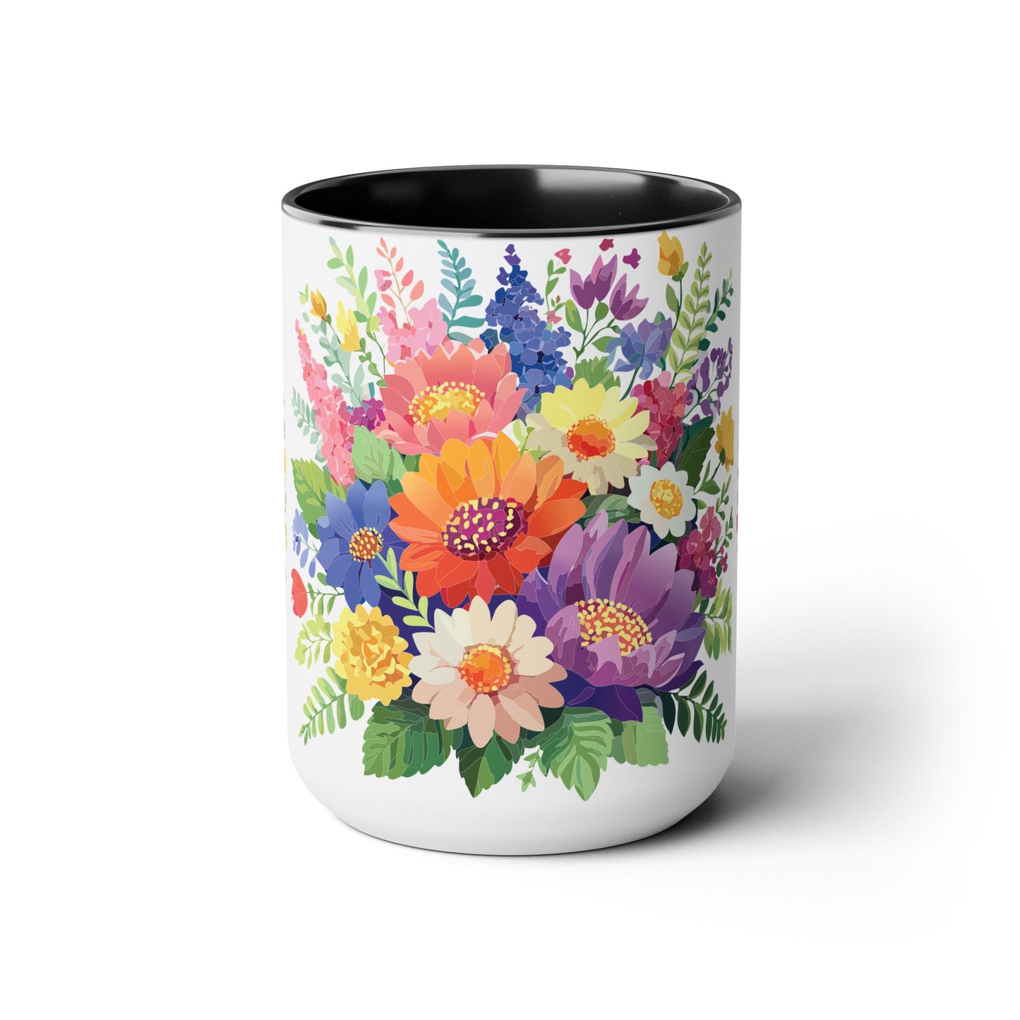 Floral Mug, Floral Cup