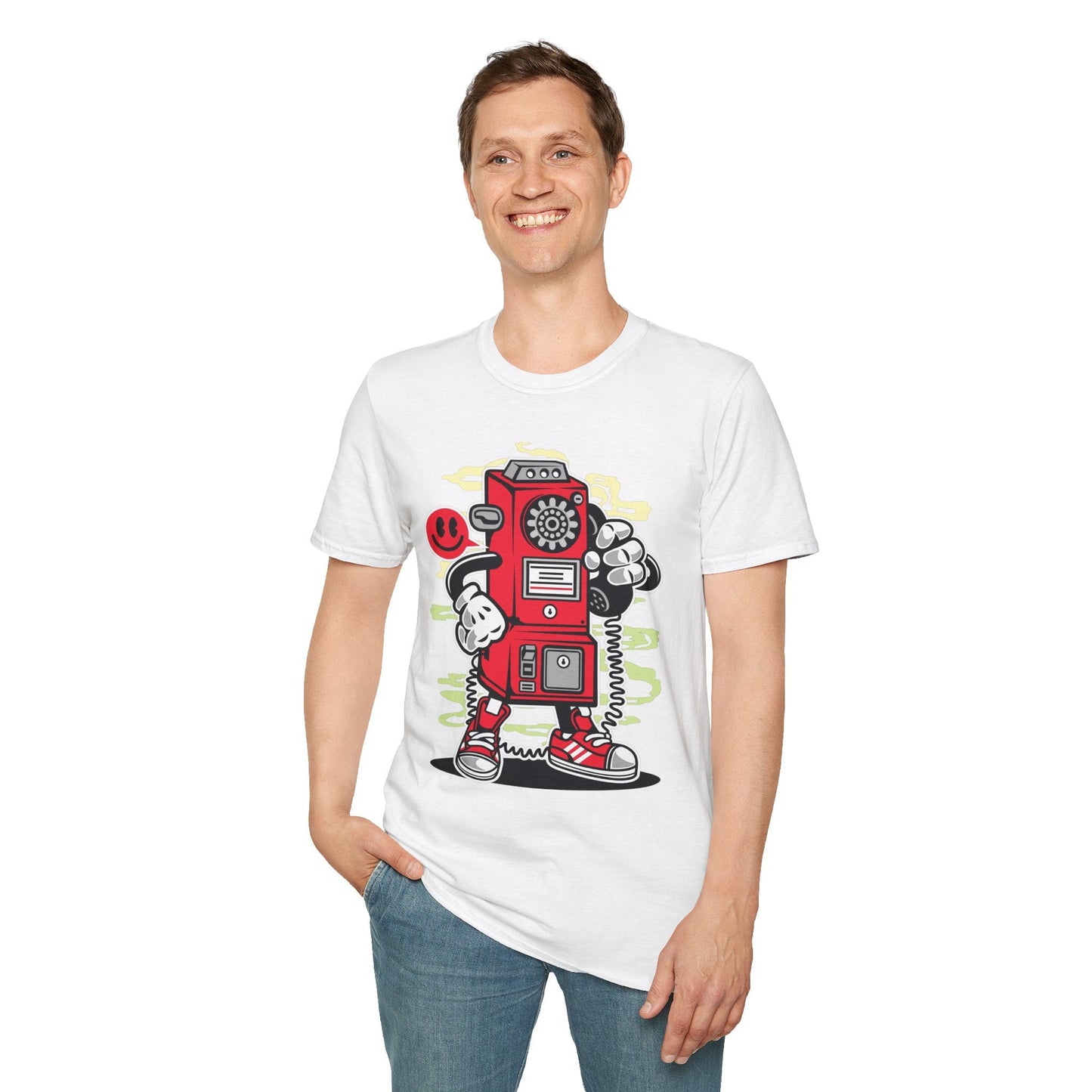 Cartoon T Shirt Animation T Shirt Funny Graphic Tee Softstyle 64000 Unisex Short Sleeve