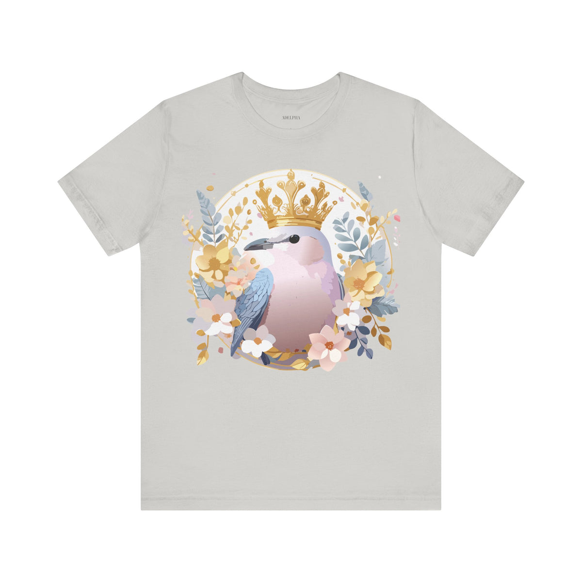 Medallion Graphic Unisex Cotton Bella+Canvas Tee with Art Design d49