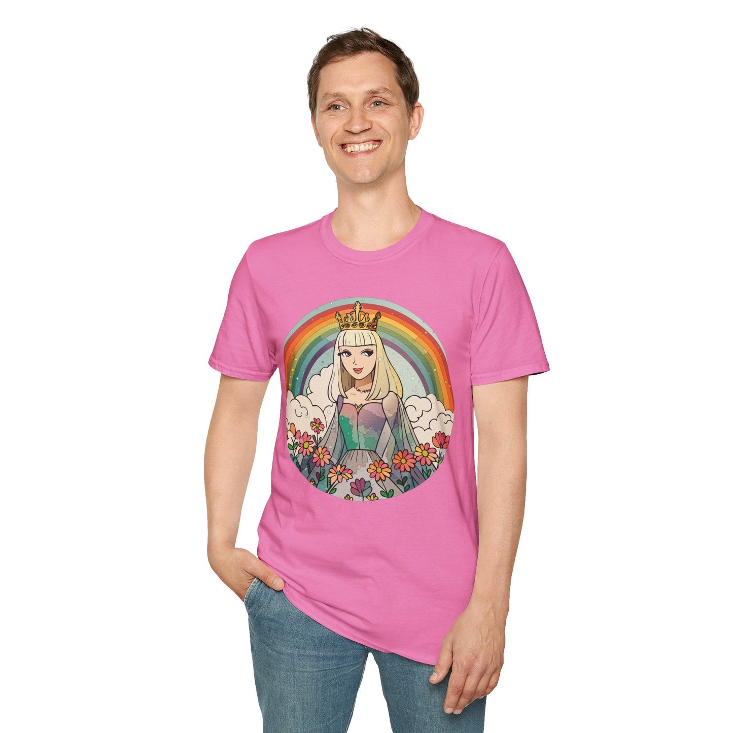 Womens Graphic T Shirt Art Design Tee Softstyle 100 Percent Ring Spun Cotton Comfort