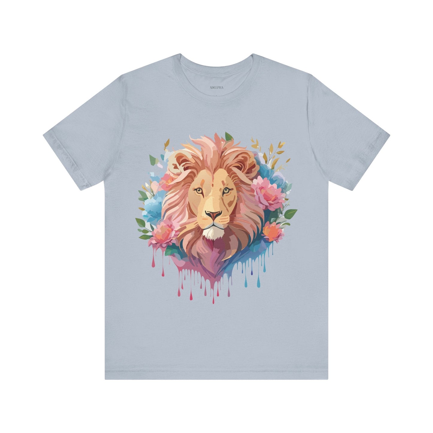 Lion Graphic T Shirt Unisex Short Sleeve Tee Vintage Inspired Adelpha Artwork Apparel
