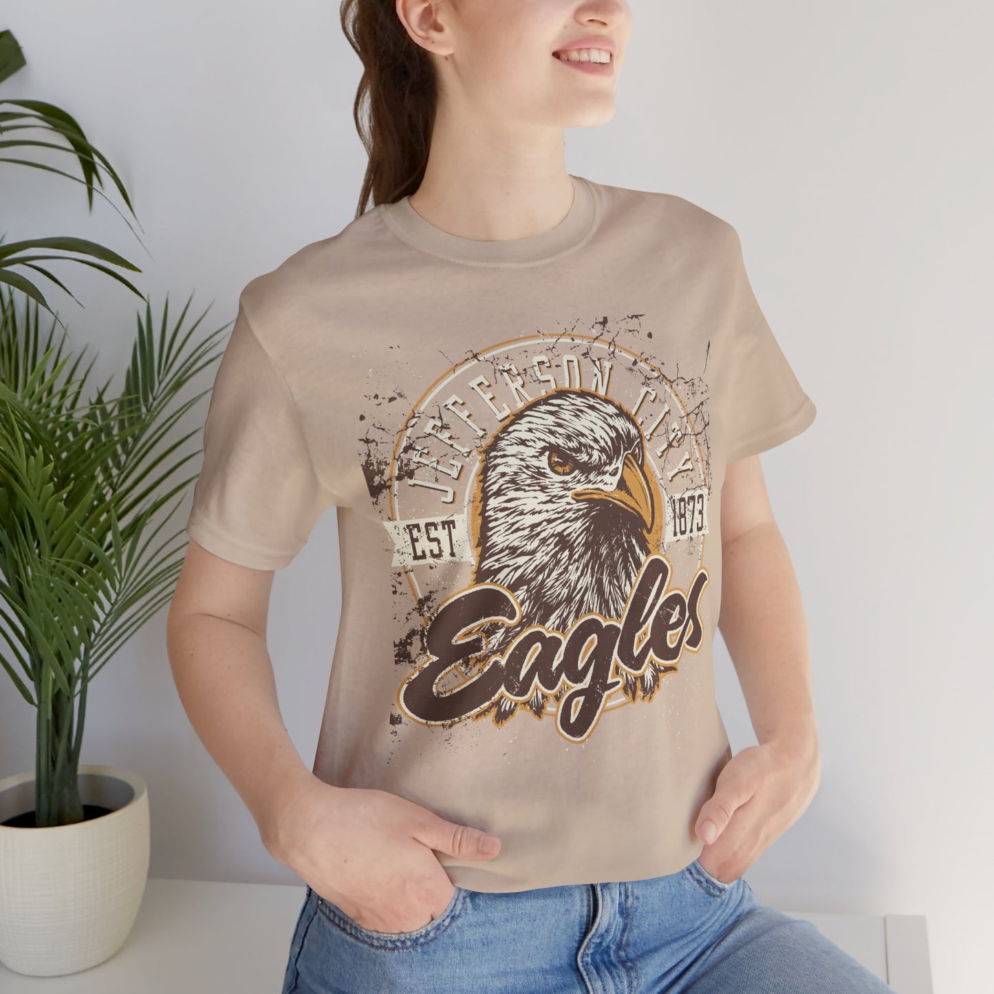 Sports Team Vintage Tee, Football Graphic T-Shirt, Eagle Graphic T-Shirt, Vintage Shirt, Design Football Tees