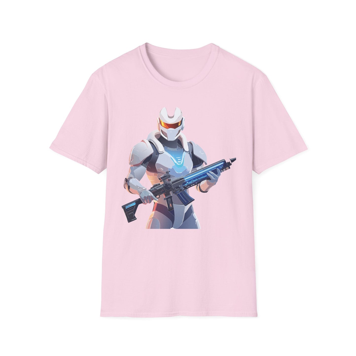 Robocop T Shirt Unisex Gildan Softstyle 64000 100 Percent Ring Spun Cotton Tee With Artwork
