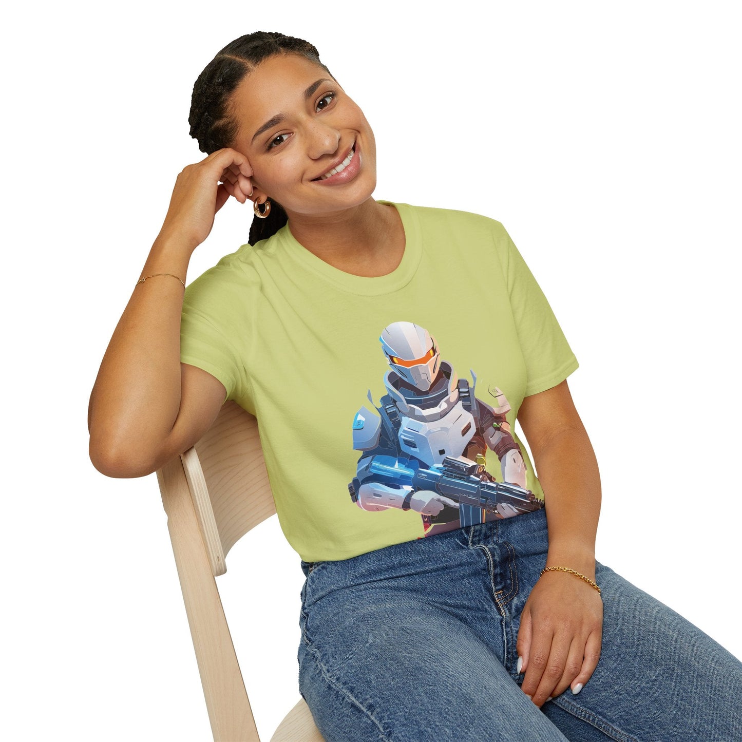 Robocop T Shirt Unisex Softstyle Ring Spun Cotton Tee With Robocop Art Design Premium Comfort
