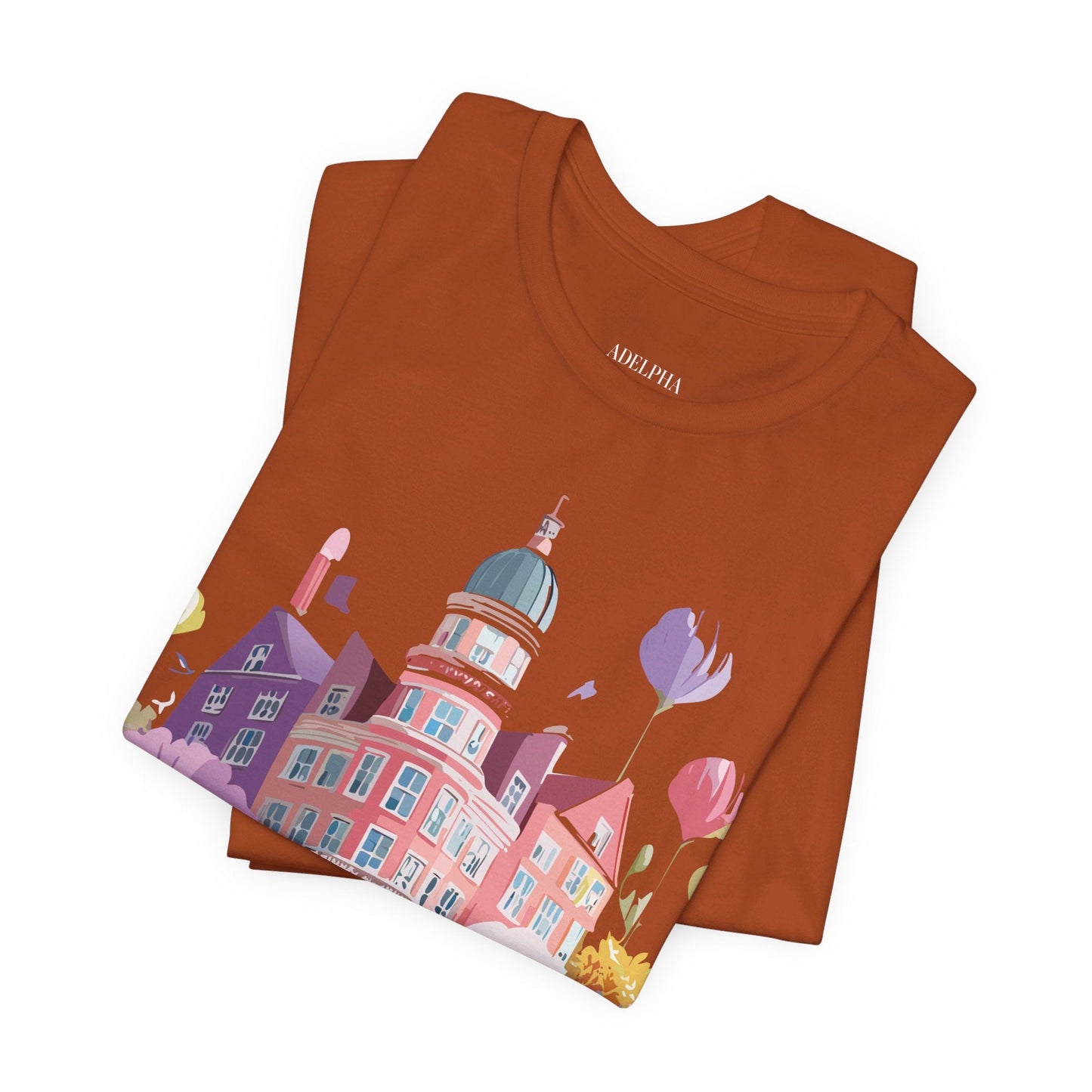 Amsterdam Tourist Unisex Graphic Tee With Vintage Artwork For Everyday Wear