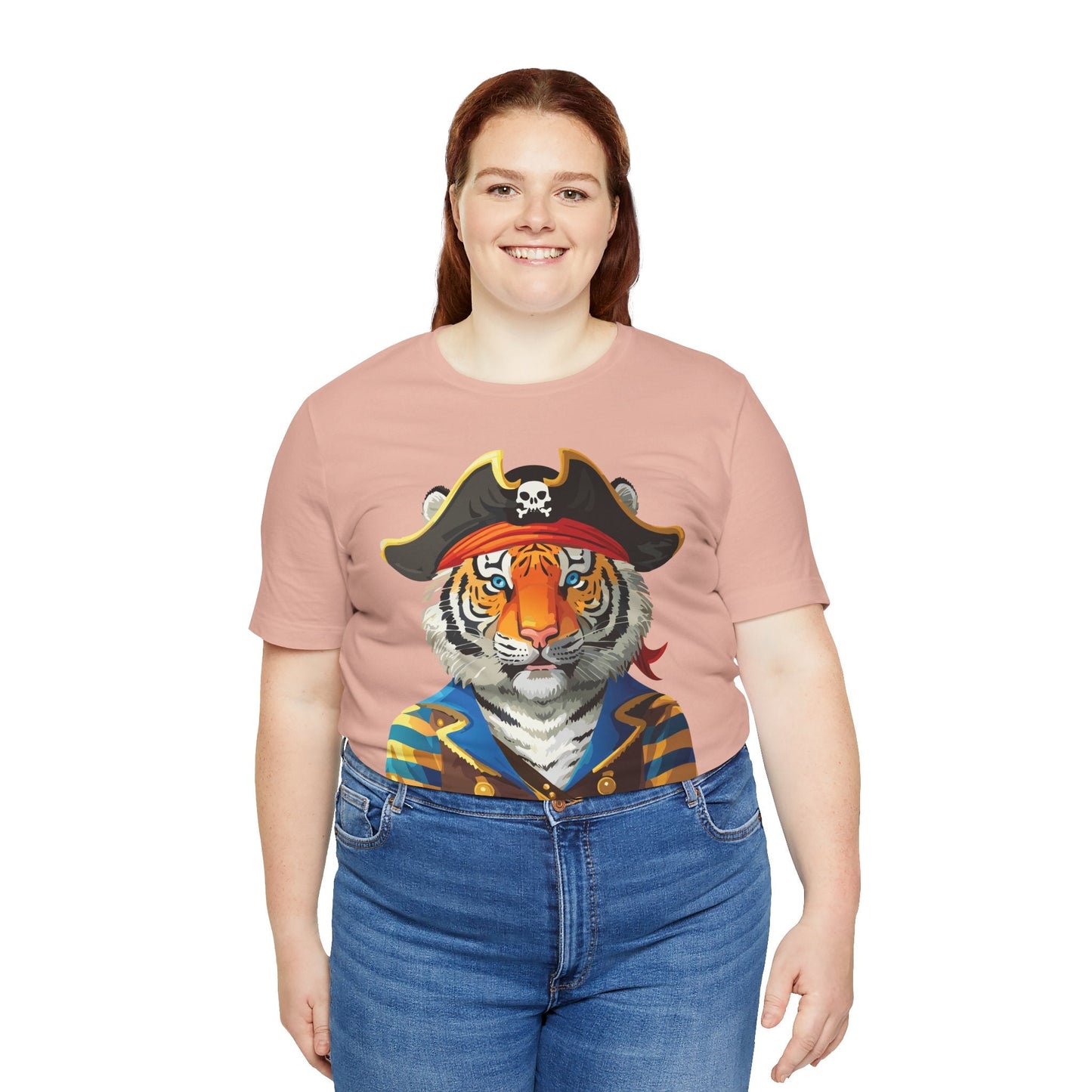 Unisex Animal Tee Shirt Art Design With Wild Animals Gildan Softstyle Cotton T Shirt