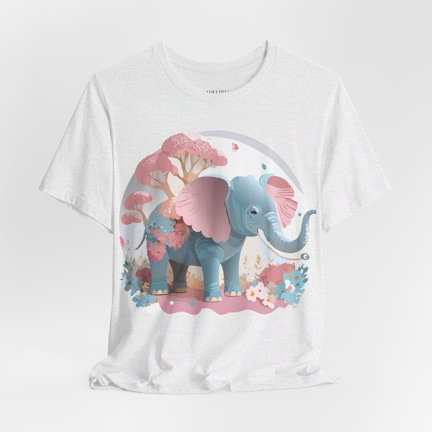 Elephant Graphic T Shirt Unisex By Adelpha Vintage Inspired Art Design Tee Premium Quality Cotton