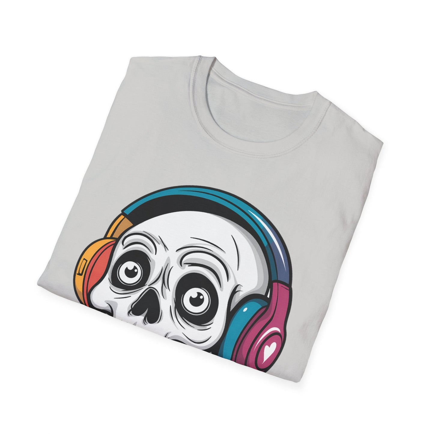 Skull Tee Shirt Unisex Skeleton Shirt With Skull Artwork Gildan Softstyle Cotton Tee