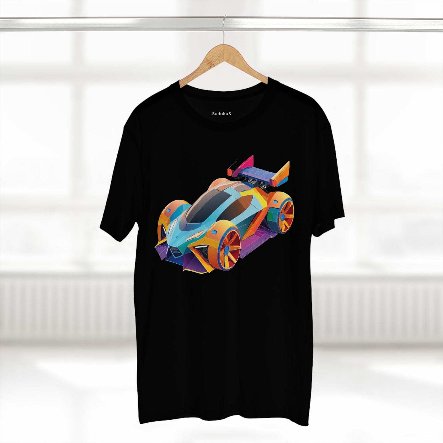 Car Graphic Unisex 100 Cotton Staple Tee 23
