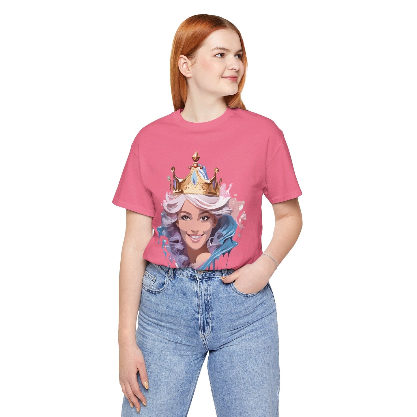 Queen Graphic Tee From Adelpha Vintage Inspired Art Design Unisex Jersey Short Sleeve