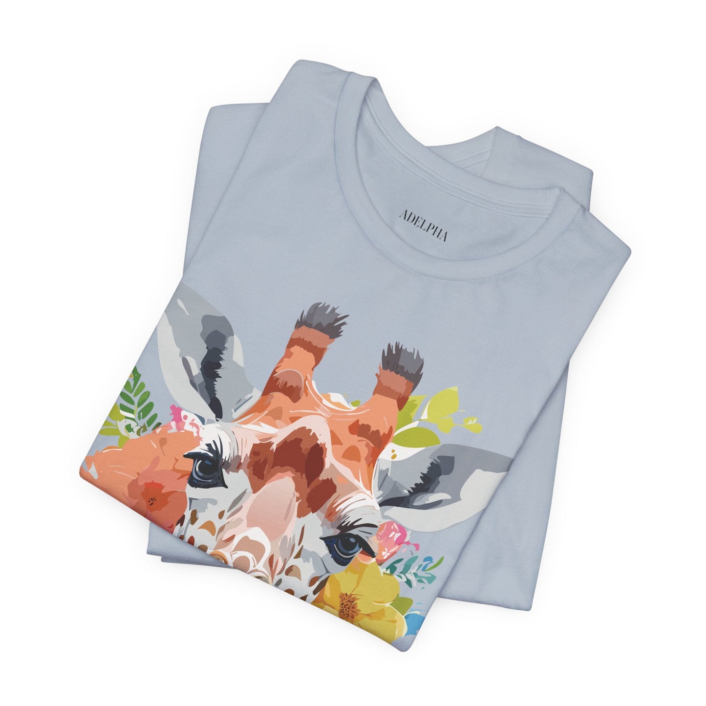 Giraffe Graphic Tee Unisex Jersey Short Sleeve Adelpha Vintage Inspired Artwork Design