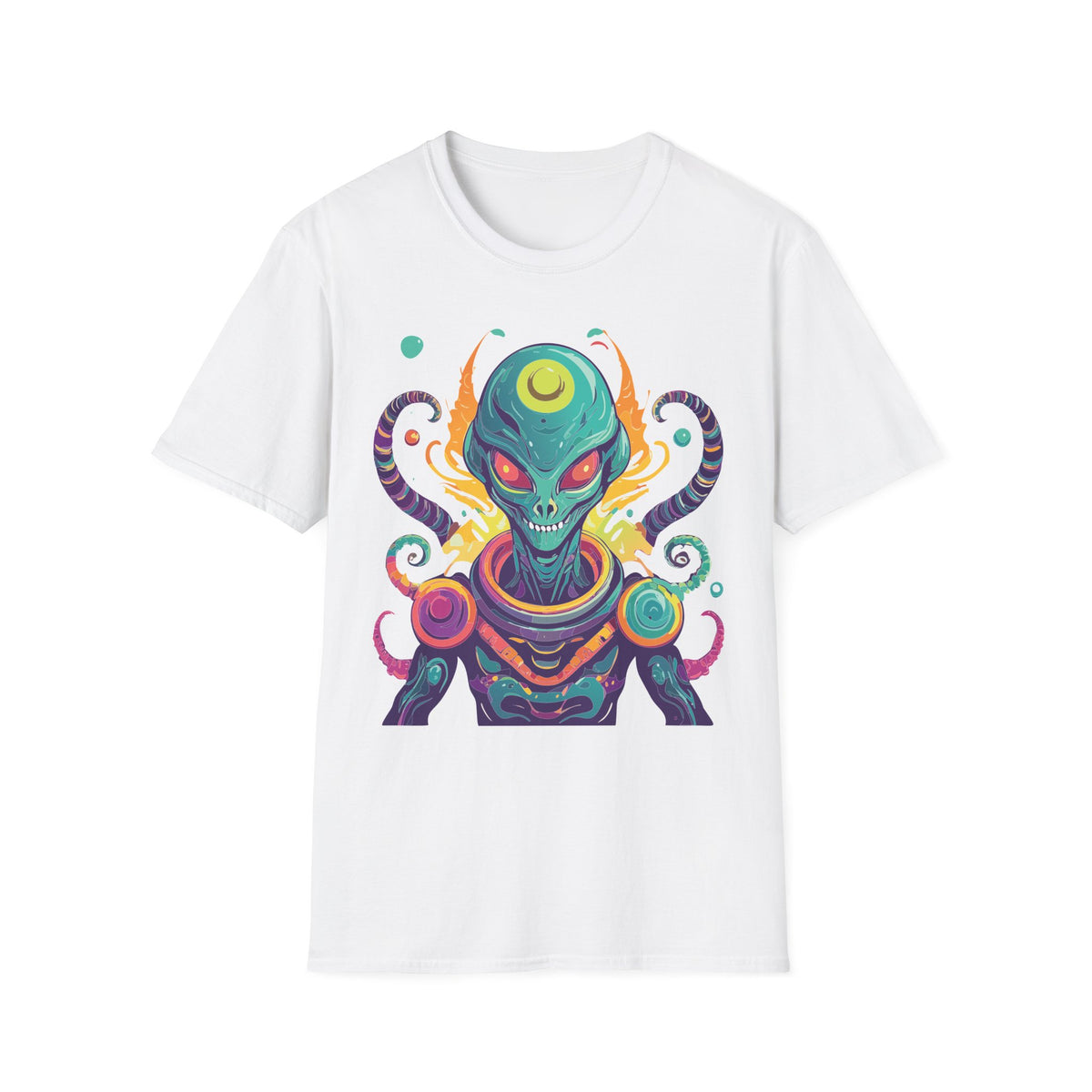 Alien Cosmos Graphic Tee Gildan Unisex 100 Cotton Tee Shirt a6