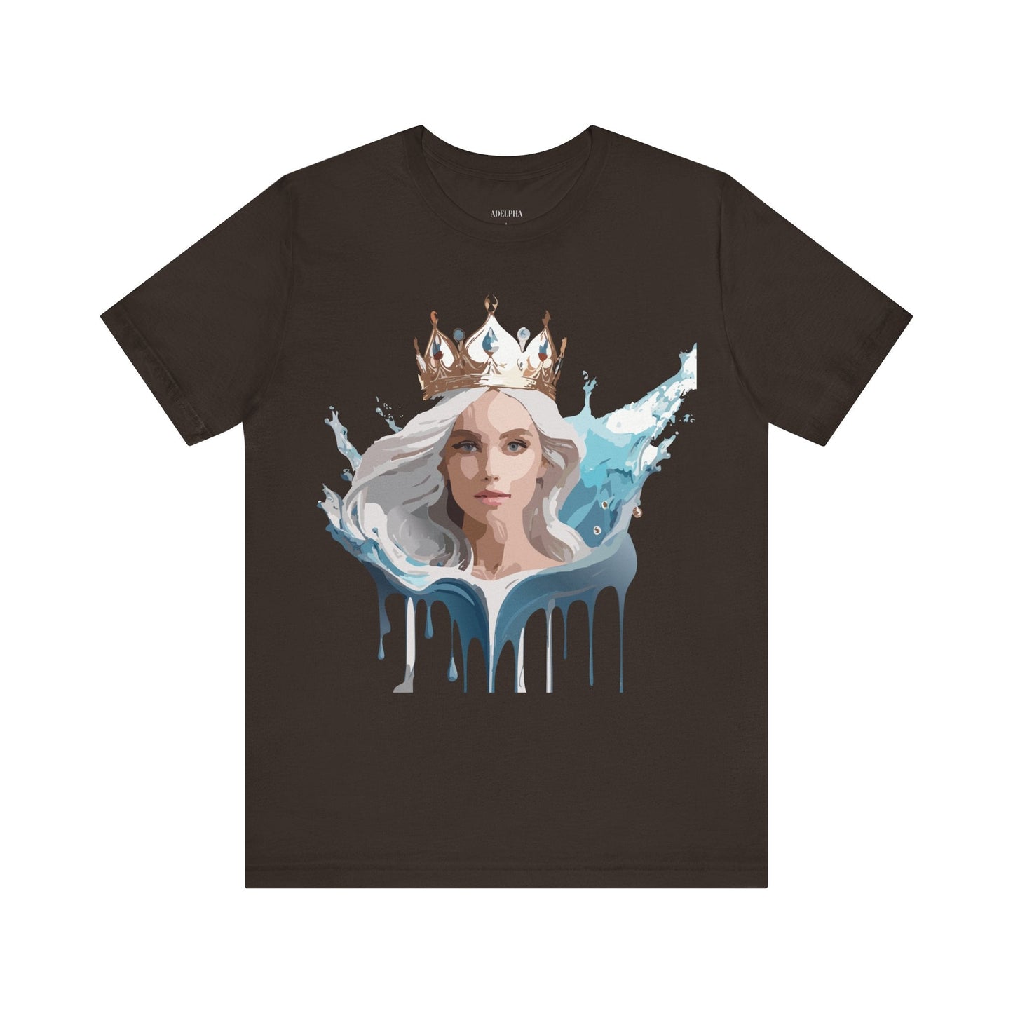 Queen Graphic T Shirt Unisex Jersey Short Sleeve Tee With Vintage Inspired Artwork Adelpha