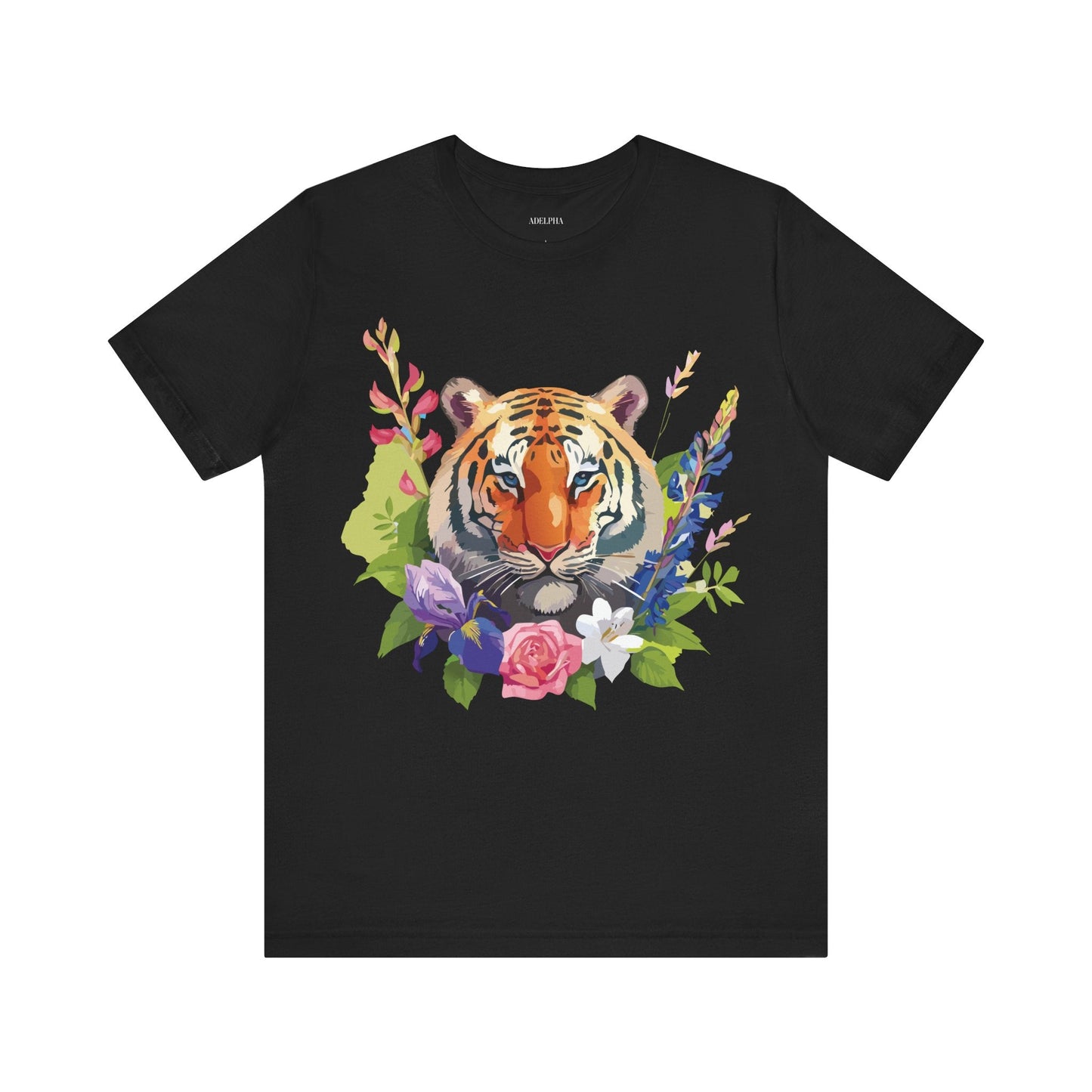 Tiger Shirt Unisex Jersey Short Sleeve Graphic Tee With Vintage Inspired Artwork From Adelpha