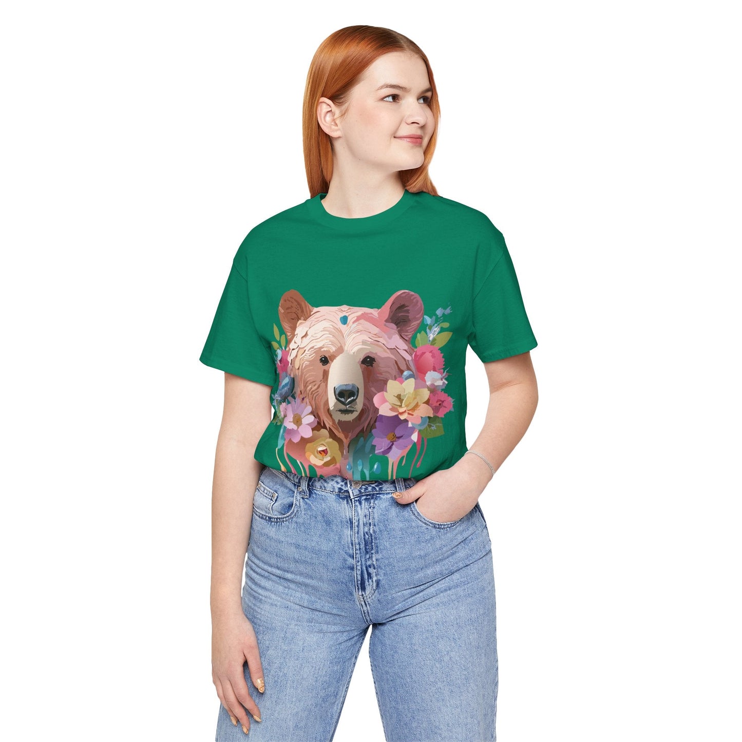 Bear Graphic T Shirt Unisex Adelpha Vintage Art Design Tee Edition