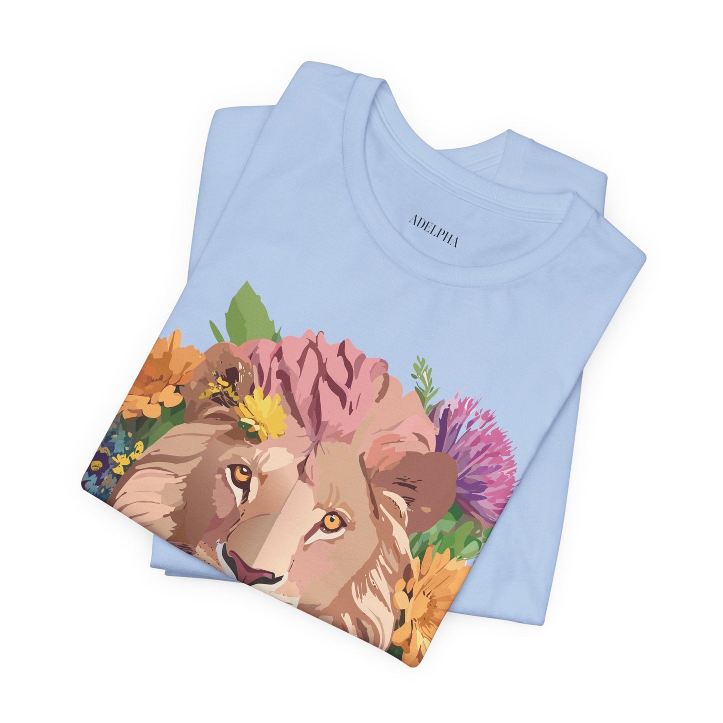 Lion Graphic Tee Unisex Jersey Short Sleeve Art Design Premium Vintage Inspired By Adelpha