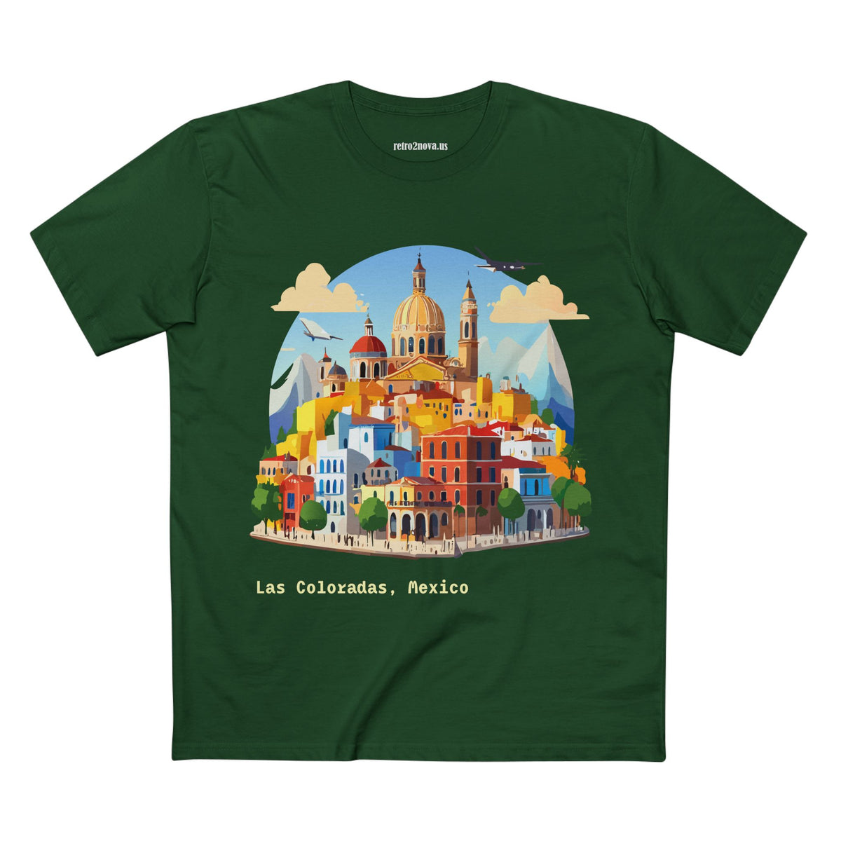 Las Coloradas Mexico Cityscape tee | Travel souvenir tee